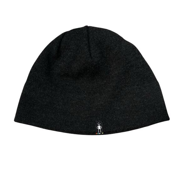 Smartwool Charcoal Merino Wool Beanie Hat - Picture 1 of 4